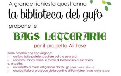 Le Bags letterarie della Biblioteca del Gufo