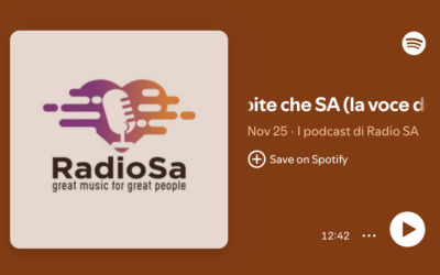 Siamo stati ospiti di Radio SA. Ascolta il podcast!